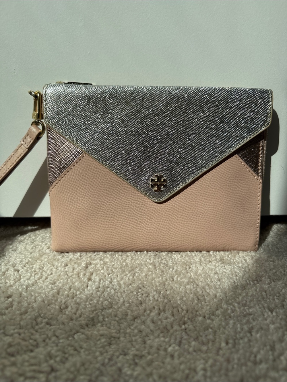 Tory Burch Metallic Blush Color-Block - Picture 2 of 6